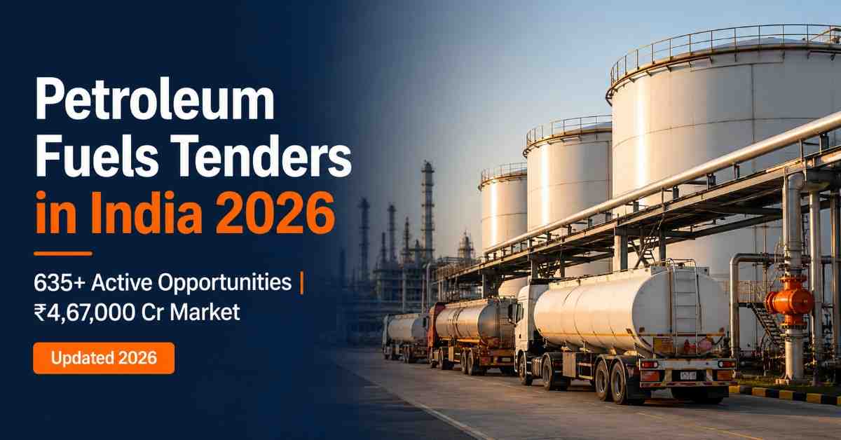 Petroleum fuels government tenders India 2026 - HSD diesel procurement guide for IOCL BPCL HPCL and state departments