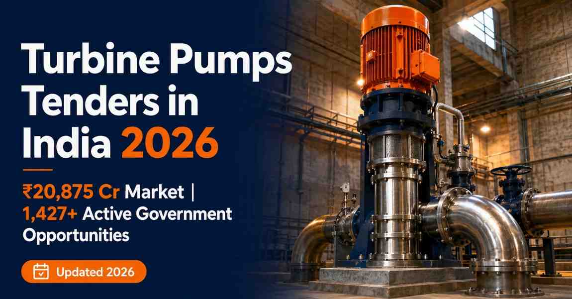 Turbine Pumps Tenders in India 2026