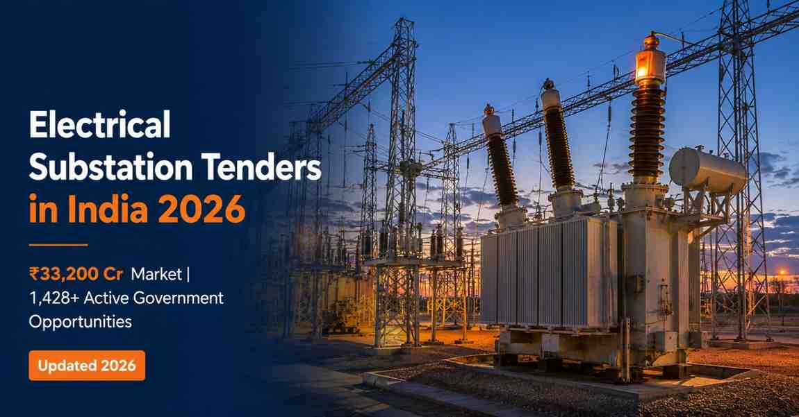 Electrical substation tenders India 2026 — government procurement guide for EPC contractors and equipment suppliers
