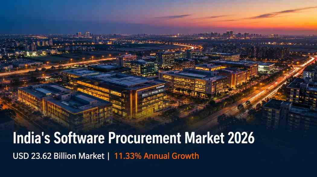 India software market growth 2026 — government IT procurement opportunity worth USD 23.62 billion expanding at 11.33% CAGR