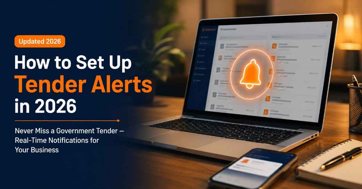 How to set up tender alerts on TenderDekho India 2026 — AI keyword extraction, smart alerts and automated bid document generation