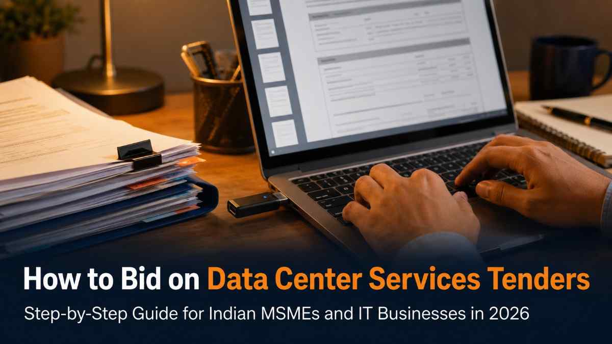 How to participate in data center services tenders India 2026 — step by step bidding guide for MSMEs and IT service providers