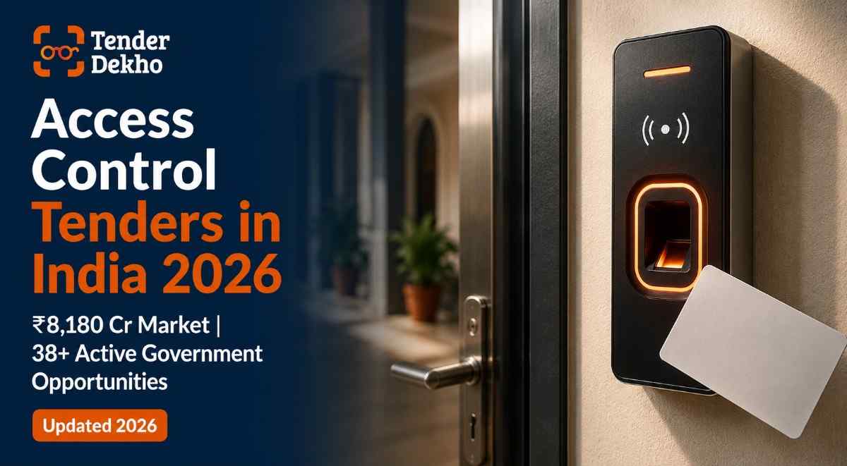 Access control tenders India 2026 — biometric reader and government procurement opportunities guide for MSMEs and security vendors