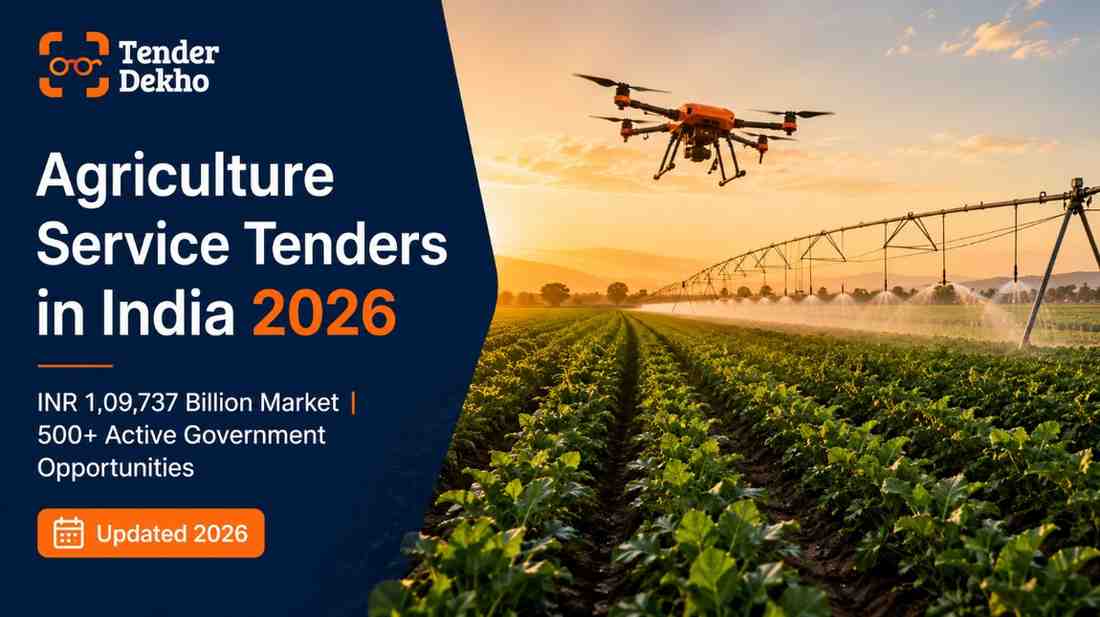 Agriculture service tenders India 2026 — government procurement opportunities for advisory, digital farming and field services