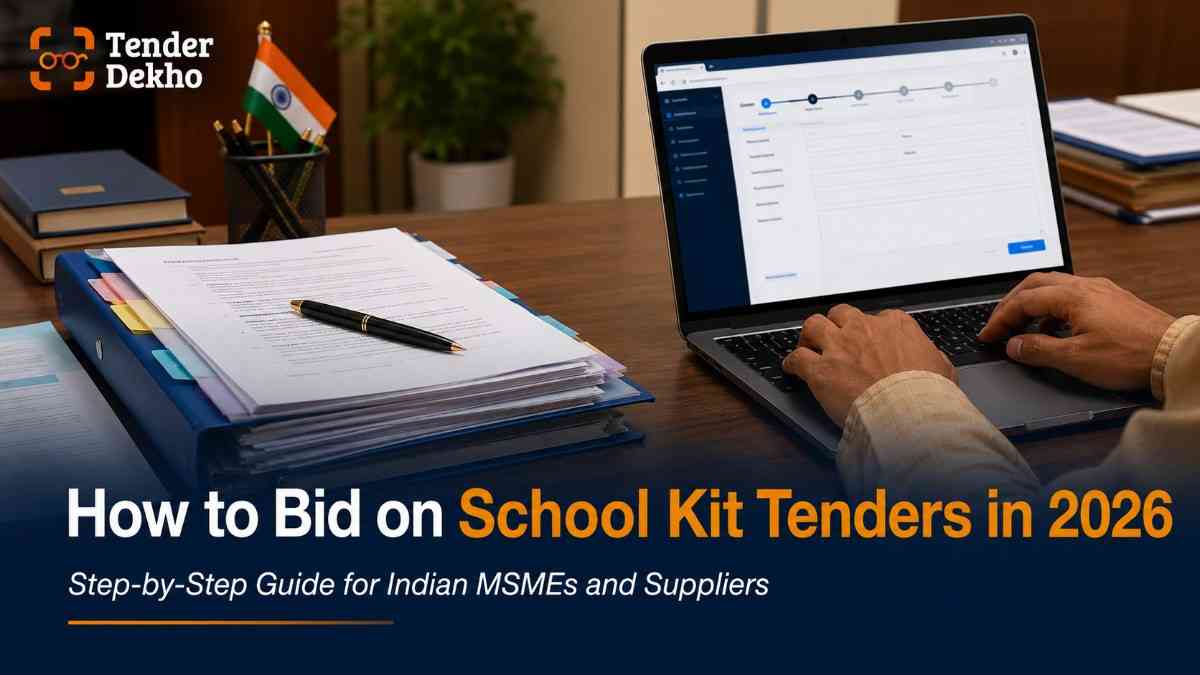 How to bid on education school kit tenders India 2026 — step by step guide for MSME suppliers bid preparation