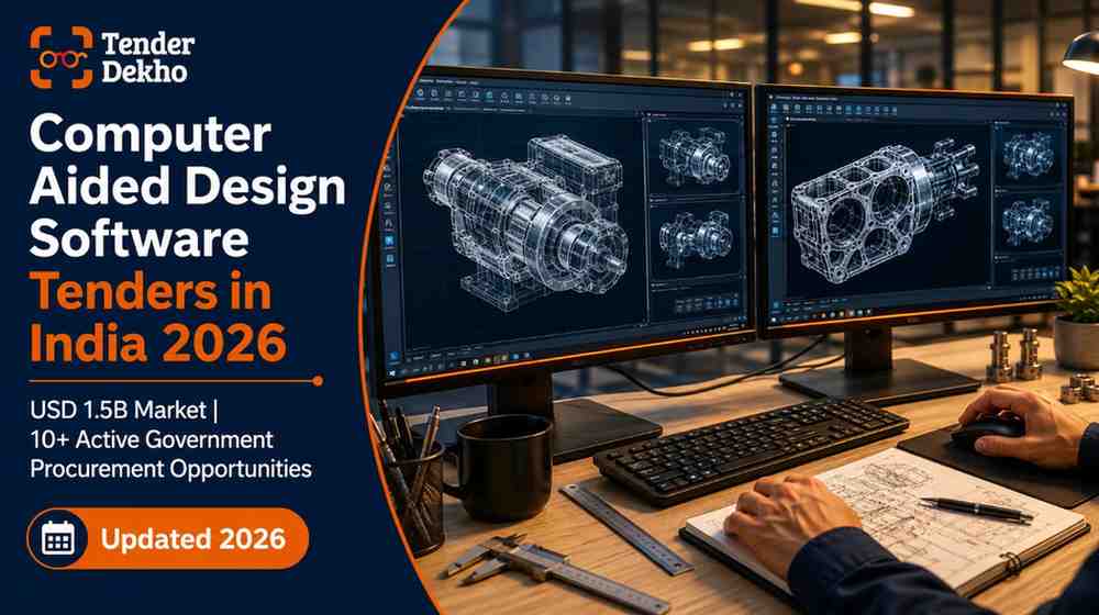 Computer aided design software government tenders India 2026 — CAD procurement guide for vendors and resellers