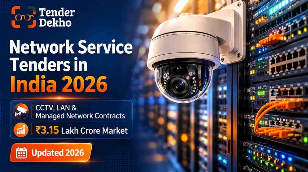 Network service tenders India 2026 – government CCTV LAN Wi-Fi procurement guide for IT vendors and MSMEs