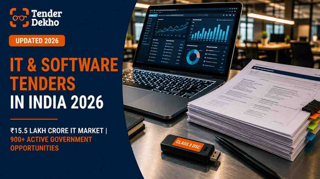 IT and software government tenders in India 2026 — market size, bidding guide, and MSME opportunities for tech companies