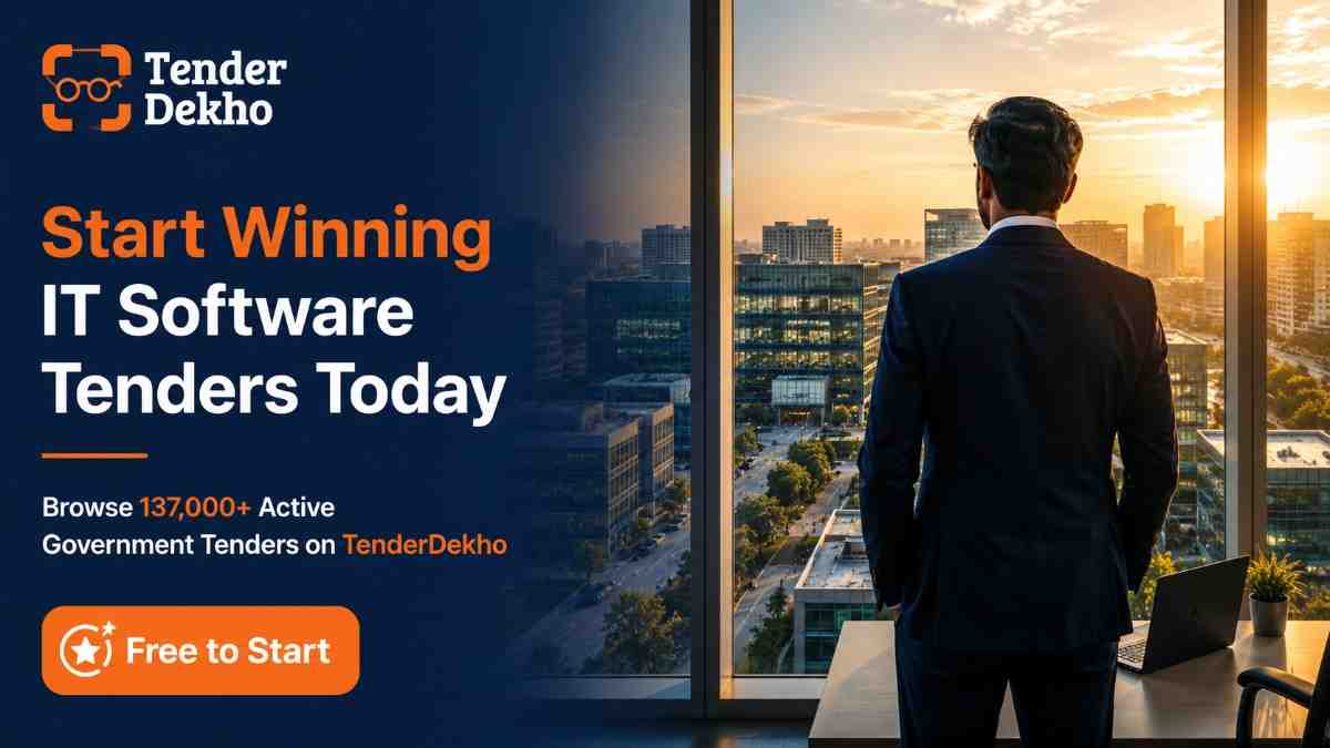 Start winning IT and software government tenders in India 2026 — browse active opportunities on TenderDekho for tech companies