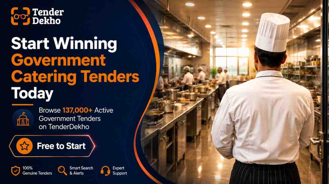 Start winning food and catering government tenders in India 2026 — MSME caterers bidding on institutional contracts
