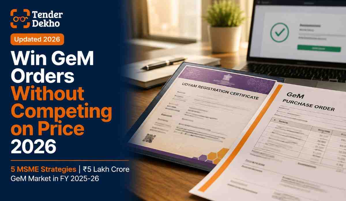 How MSMEs can win GeM orders without competing on price in India 2026 — strategy and policy guide