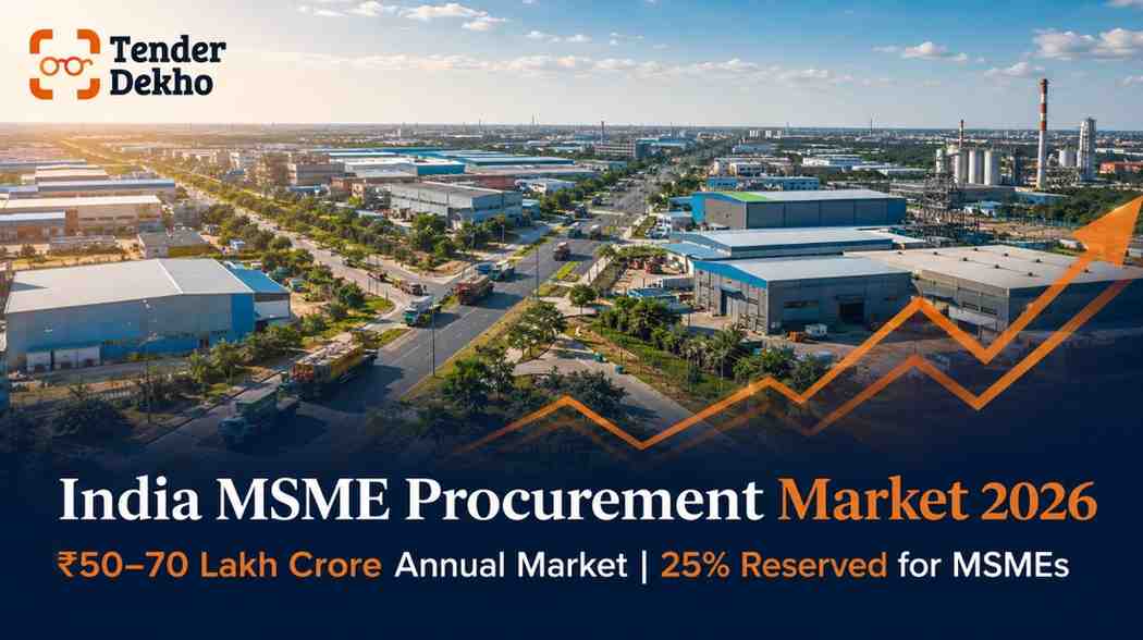 India MSME government procurement market 2026 — EMD exemption saves lakhs in bid security per tender