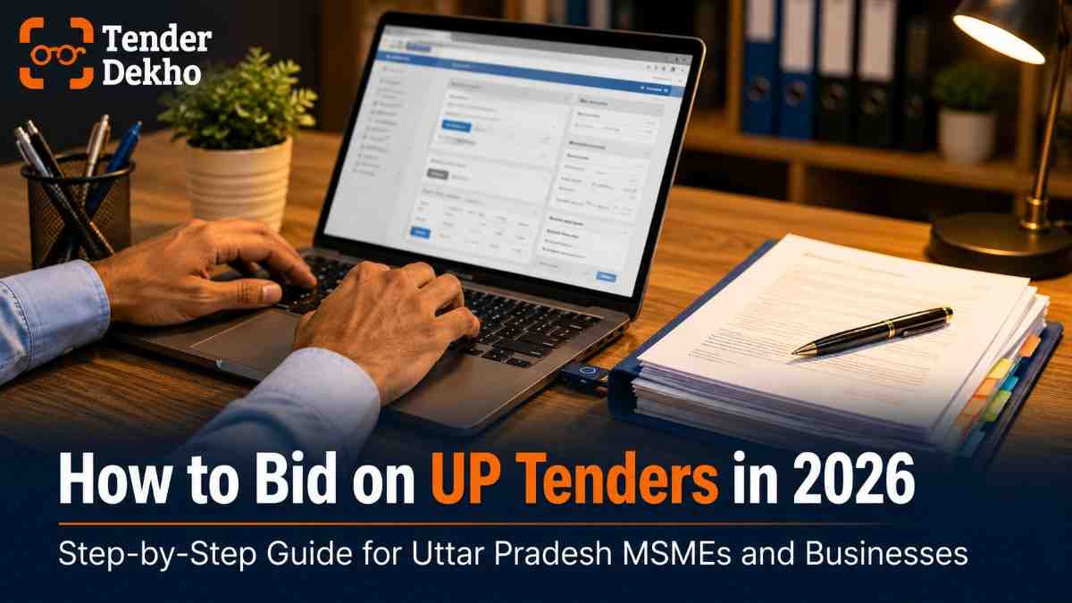 How to bid on Uttar Pradesh government tenders 2026 — MSME registration Udyam DSC GeM portal step by step guide
