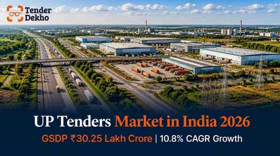 Uttar Pradesh tenders market 2026 economic growth and procurement opportunities — UP GSDP infrastructure expansion