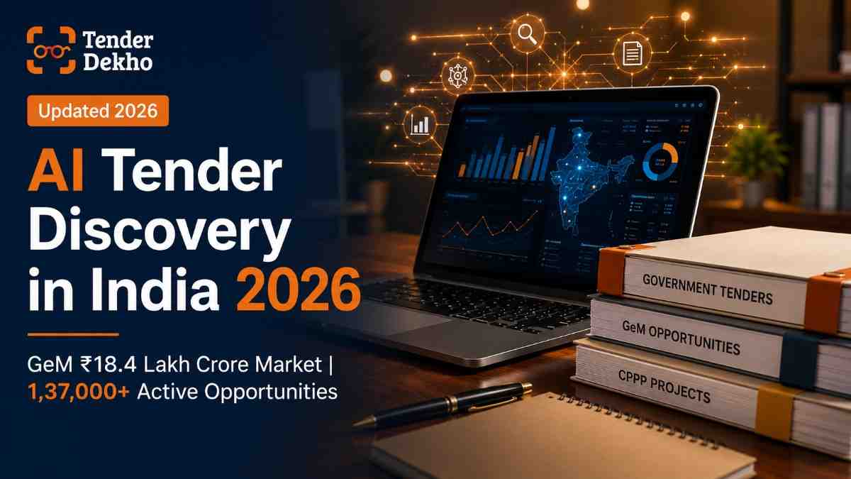 AI government tender discovery in India 2026 — smart procurement tools for GeM and CPPP bidders
