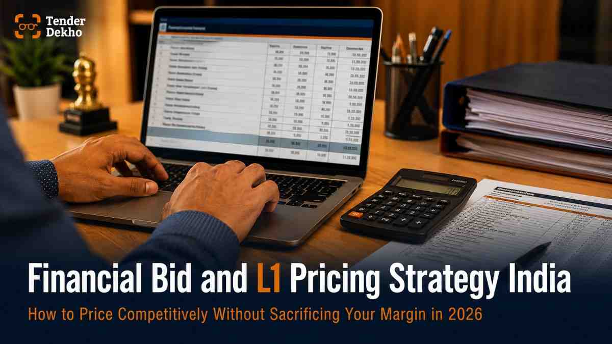 Financial bid L1 pricing strategy India 2026 — government tender cost analysis and BOQ preparation for winning bids
