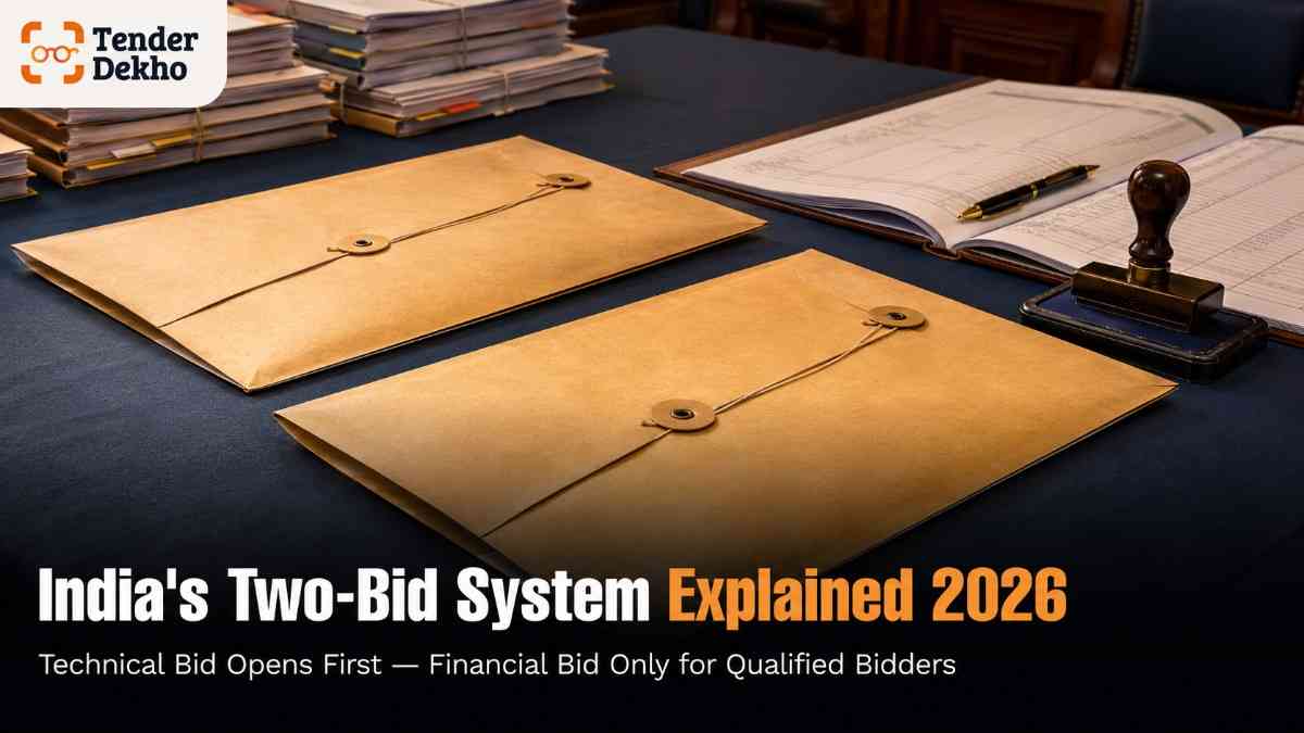 India two-bid system technical and financial envelope process for government tenders 2026 — procurement evaluation explained
