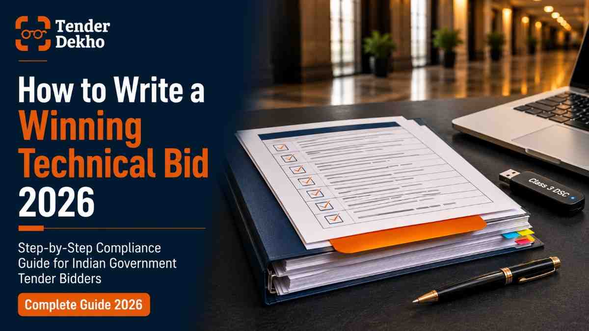 How to write a winning technical bid for government tenders India 2026 — compliance checklist and document preparation guide
